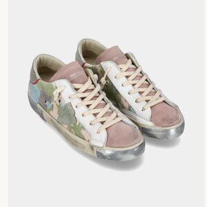 Philippe Model PRSX Camo Low Sneaker Pastel Size 40 Like New Box